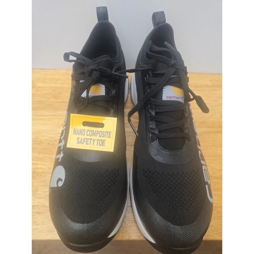 Men's Carhartt Force Nano Composite Toe Black Work Shoes FA3403-M Size 11.5M - Picture 2 of 10